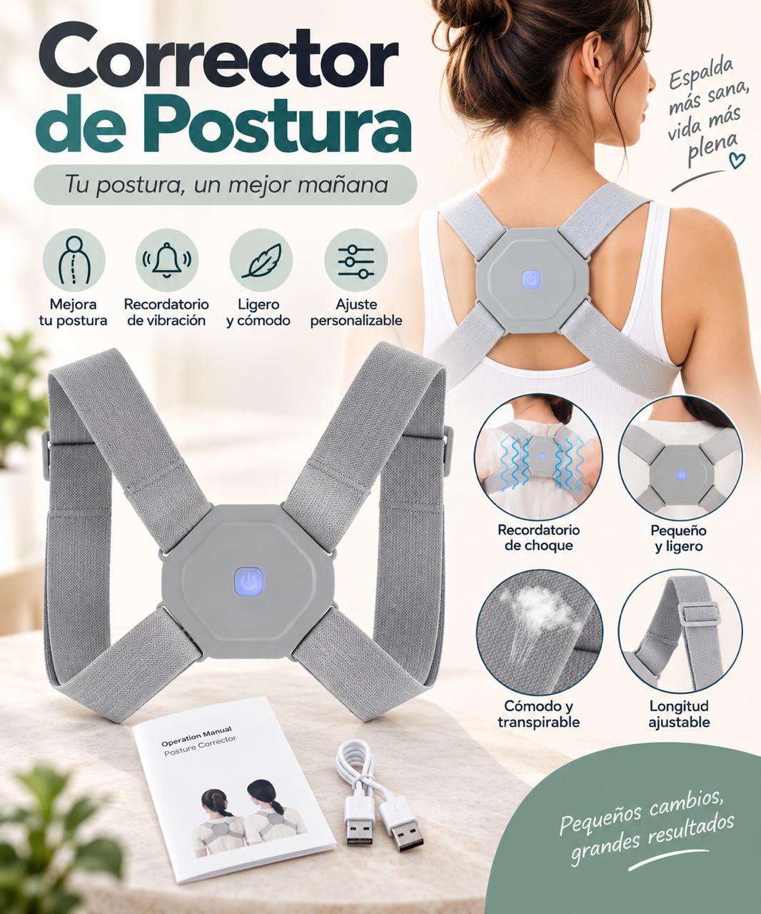 ✨ Corrector de Postura Inteligente con Sensor✨ | Mejora tu Postura 🎁